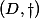 (D, \dag)