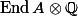 \operatorname{End} A \otimes \mathbb{Q}