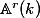 \mathbb{A}^r(k)