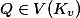 Q \in V(K_v)