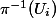 \pi^{-1}(U_i)