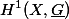  H^1(X, \underline{G}) 