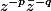 z^{-p} \bar{z}^{-q}