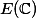 E(\mathbb{C})