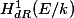 H^1_{dR}(E/k)