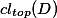 cl_{top}(D)