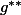 g^{**}