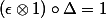 (\epsilon \otimes 1) \circ \Delta = 1
